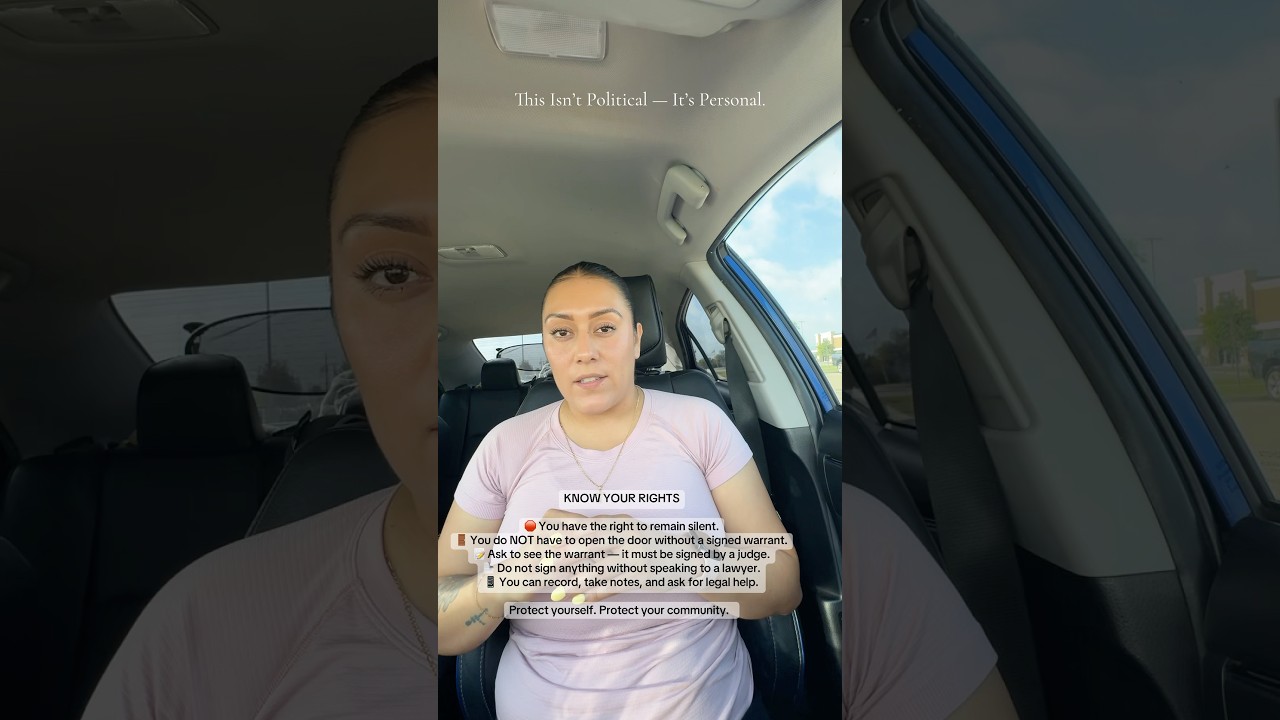 Protect our people. Know your rights. Speak up. 🗣 