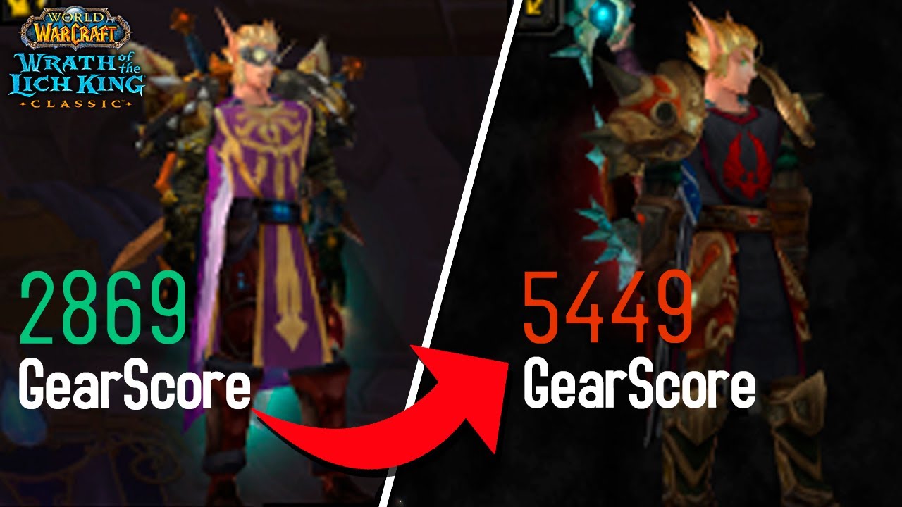 Como EQUIPARTE RAPIDO en WOTLK Classic Sube tu GearScore YouTube