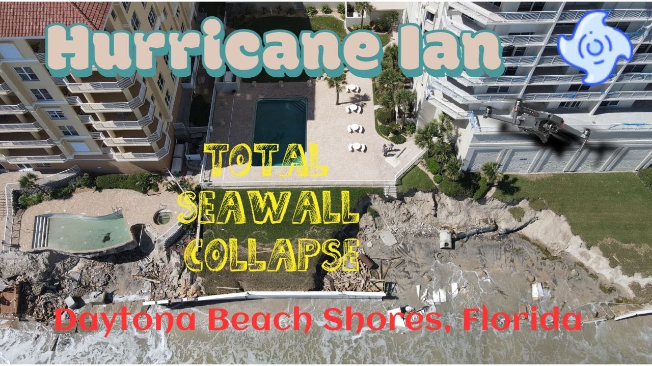 Daytona Beach Shores Condos Total Seawall Collapse YouTube