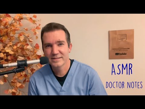 ASMR | Doctor Notes with my Daughter's help 📝 | Ear to Ear Whispering, Writing and Keyboard sounds