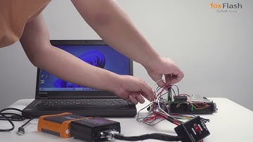 FoxFlash ECU Programmer Read VW MED17 5 on bench