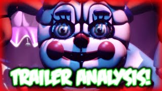 ANALYSIS AND SPECULATION! | FNAF: Sister Location TEASER TRAILER!