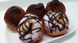 CHOCOLATE /CUSTARD FILLED DONUTS