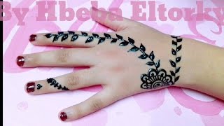 رسمه حنه تحفه وكمان سهله حترسميها لنفسكTeaching drawing henna