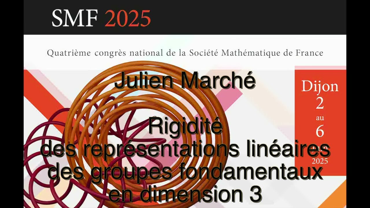 Rigidité des représentations linéaires des groupes fondamentaux en dimension 3.