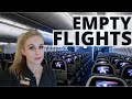 EMPTY FLIGHTS | Flight Attendant Life