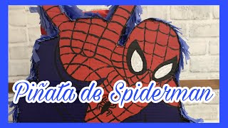 Como hacer una piñata de Spiderman #piñatas