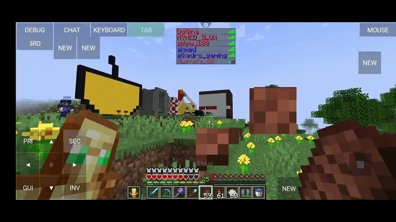 اشتريت التراب سيرفر دايموند كرافت الحلقه#4