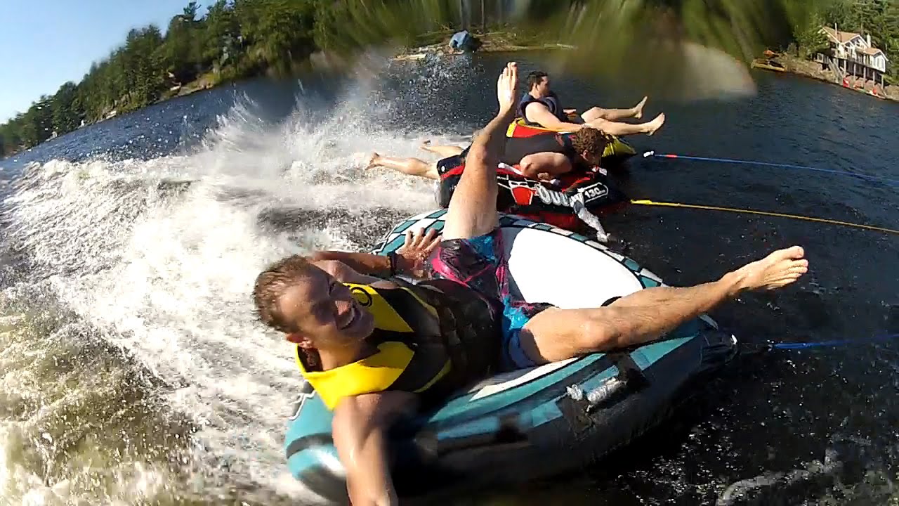 Barefooting / Tubing Loon Lake Life 60fps (GoPro Canada) YouTube