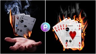 Playing Card Photo Editing in Picsart | Instagram Profile Editing | Picsart Editing Tutorial | SM screenshot 4