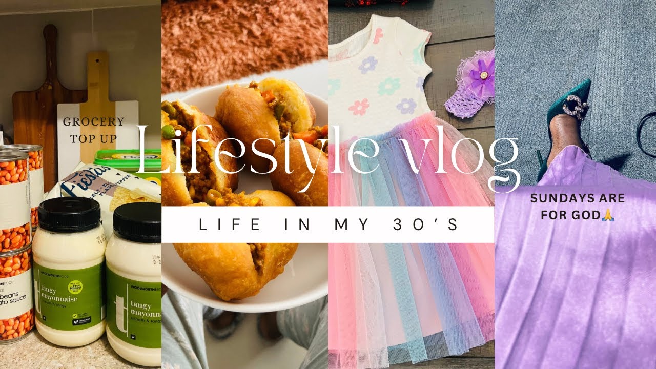 Lola’s 1st birthday | Grocery top up | Making amagwinya | Sunday service | Funeral in Soweto