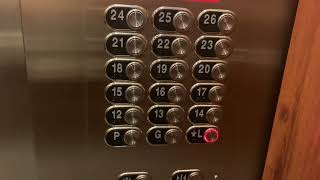 1266. Schindler 6400 Traction Elevators at Winston Tower - Winston-Salem, NC