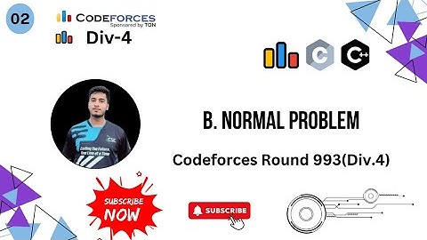 B. Normal Problem || Codeforces Div 4 Round 993 || Bangla Solved||বাংলা টিউটোরিয়াল