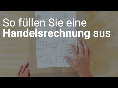 Video: So Füllen Sie Eine Ausfuhranmeldung Aus