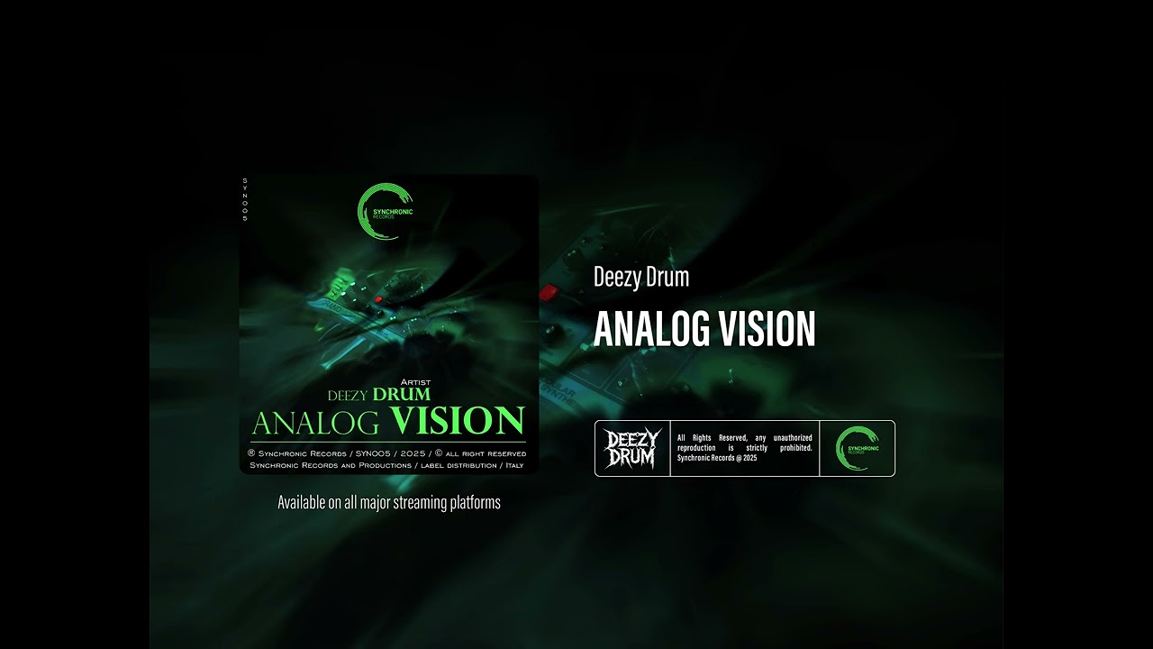 Watch DEEZY DRUM - ANALOG VISION on YouTube Watch DEEZY DRUM - ANALOG VISION on YouTube