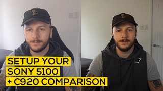 How To Setup Your Sony 5100 DSLR For Live Streaming + C920 Comparison