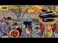 Village Life: Cooking Eggpant in Ramadan | Afghanistan Rural living