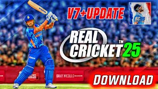 Real Cricket 25 V7+ Latest Update – Download &amp; Install Guide