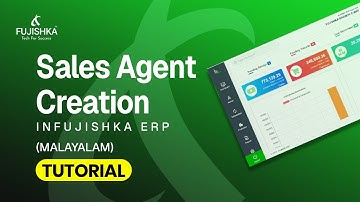 Sales Agent Creation (Malayalam) in Fujishka ERP | Step by Step Tutorial #erpsoftware #fujishkaerp