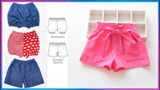 SHORT FÁCIL  para niñas y niños