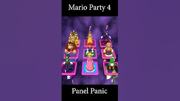 Mario Party 4 - Panel Panic Minigames - Luigi Vs Peach Vs Daisy Vs Yoshi ( Master Difficulty)