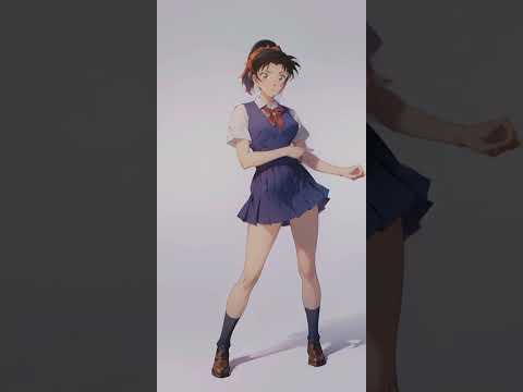 Kazuha Toyama 遠山和葉 |【 poke dance】 #aianimation #anime #pokemon #shorts #conan