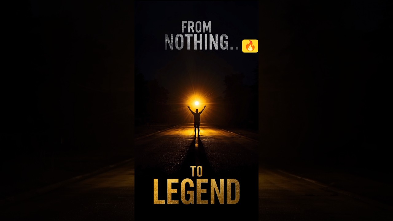 From Nothing to Legend | Deep Motivational Speech