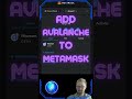 How to Add the Avalanche Network to Metamask