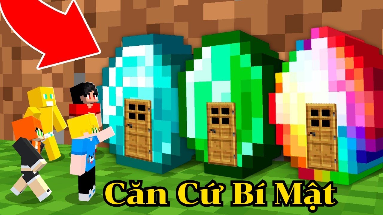 Minecraft Nhưng Mỗi Loại Quặng Là Một Căn Cứ Bí Mật Của Tôi!