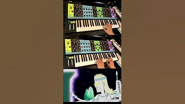 Regular Show Gary Vs David Synthesizer Duel Shorts 