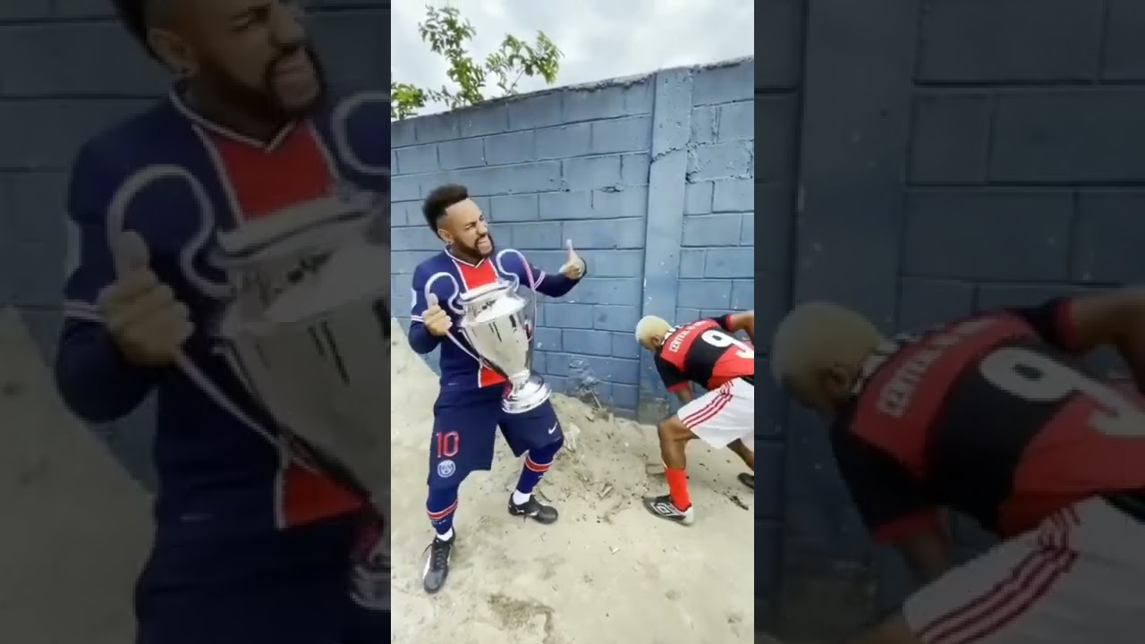 Neymar, Ronaldinho, Pele, Ibrahimovic lookalike