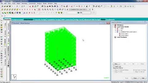 STAAD Pro DAY_11 Tutorials Load Combinations TAMIL