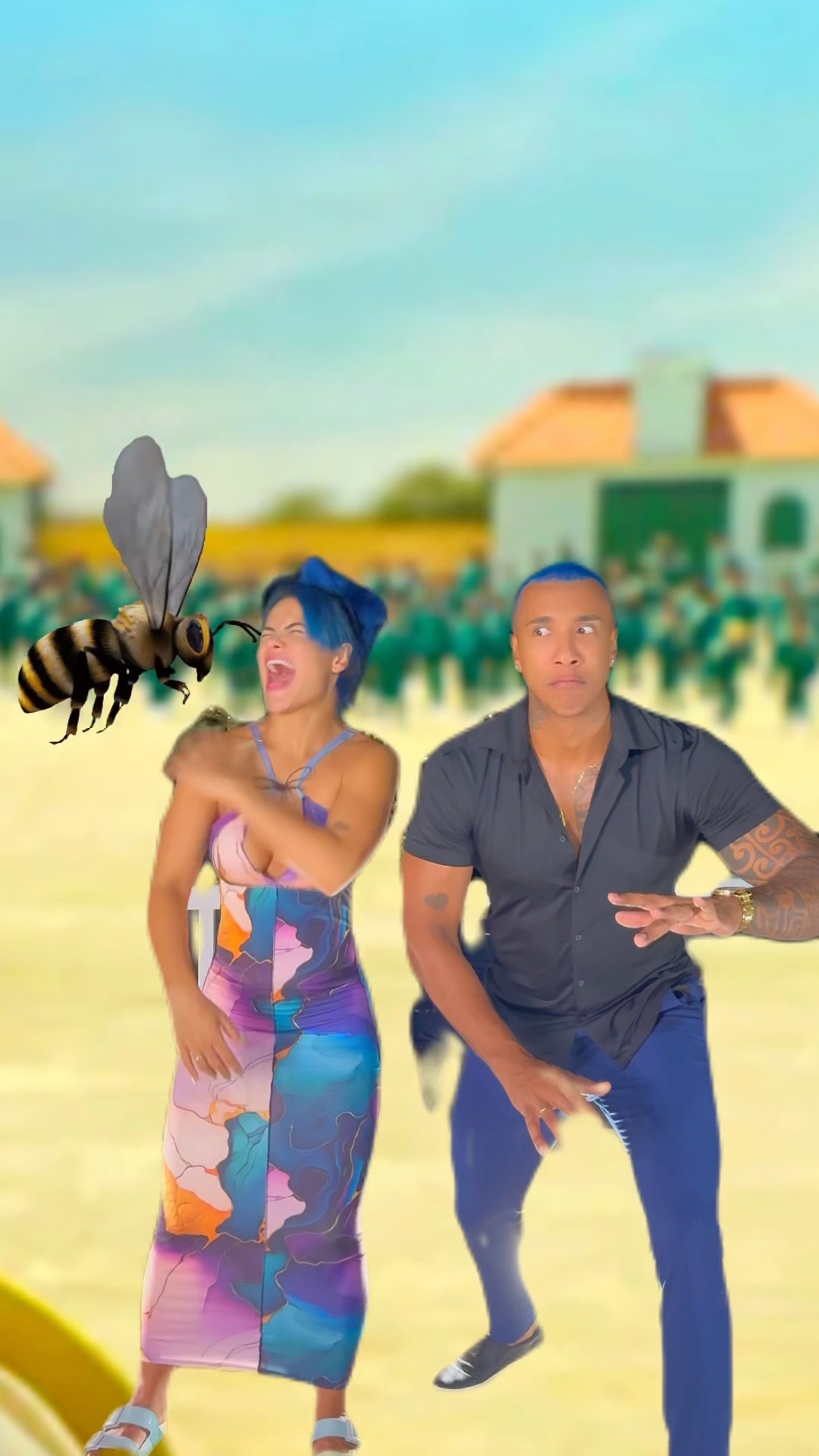 Quem gostou da segunda temporada?​⁠@mayca.brasil #round6 #comedia #memes #casal #shortscomedia