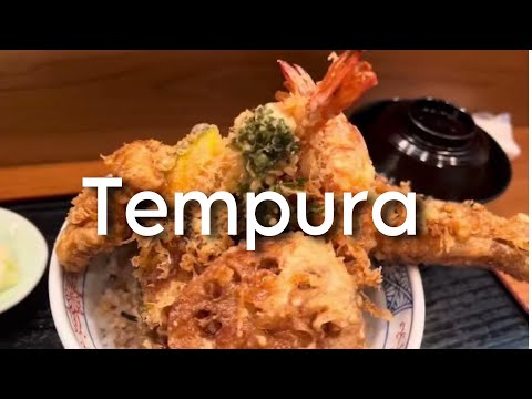 Tempura 天麩羅我天/鳥取駅前/Gie JapanTv/Food Vlog