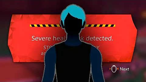 Ring Fit Adventure - Rare Health Warning Message