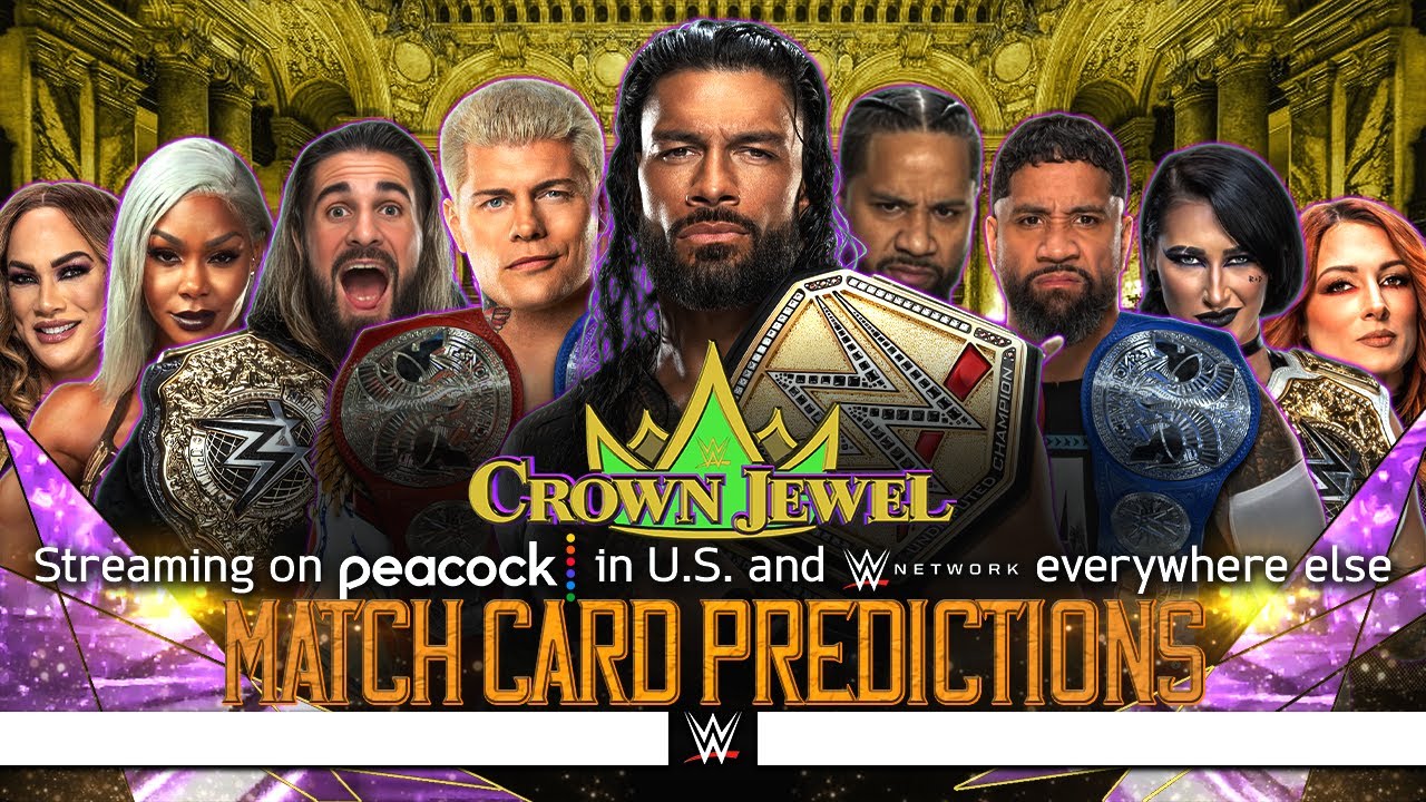 2023 WWE Crown Jewel card, date, matches, match card, start time ...