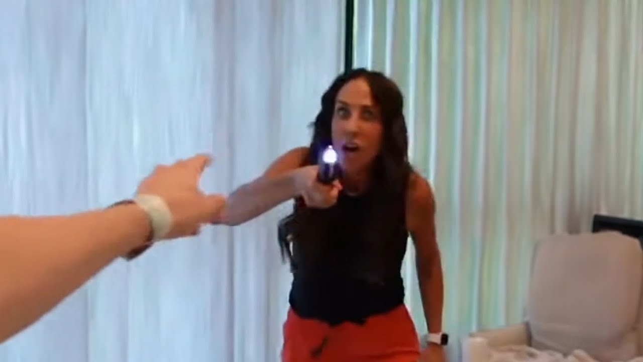 steaks mom pulls out a weapon..