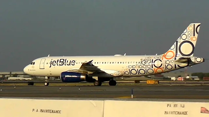 JetBlue A320 Airbus (10th Anniversary Plane) at JFK by jonfromqueens