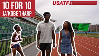World Record Holder Ja'Kobe Tharp Goes 10 for 10 | Auburn, Record Holders & What's Next | USATF