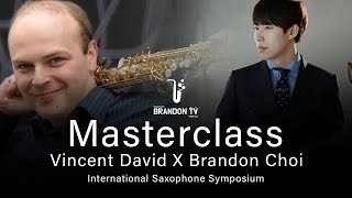 [Life] Vincent David's masterclass to Brandon Choi (William Albright: Sonata - William Albright)