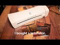 [VLOG]ラミネーター買ってみた / I bought a laminator.