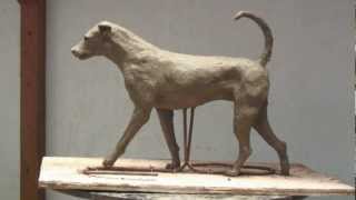 Clay Sculpture of a Dog - Step by Step in Photos by K. Barton, artist by KhwanBarton 8,598 views 11 years ago 1 minute, 27 seconds