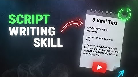 HOW TO WRITE A ENGAGING VIDEO SCRIPT. ! BY Informative_grow4u