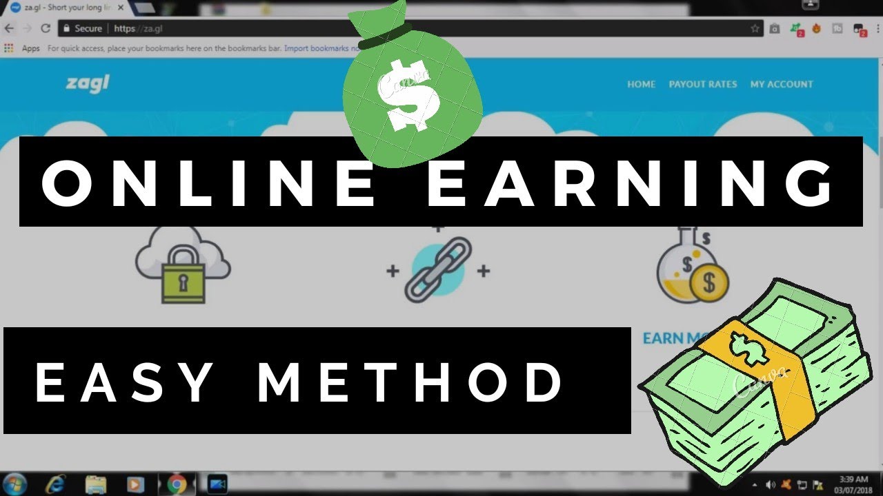 Online Earning 2018 easily via sharing links in hindi (zagl program ) @TechnicallyKnockouted Full HD