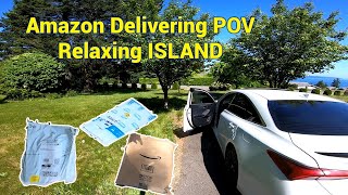 Amazon Delivery POV 30 Minutes of PURE DELIVERING at CAMANO ISLAND Beach WORK