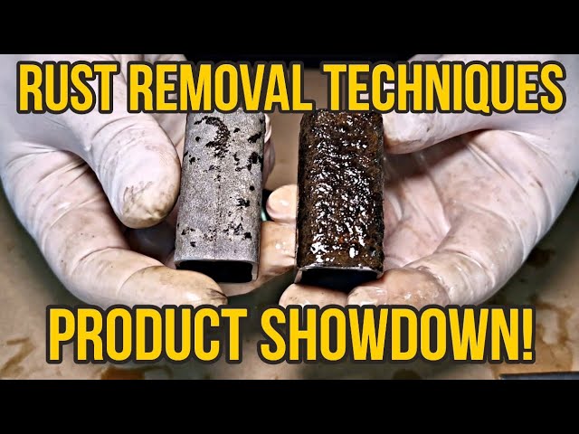 Evapo-Rust vs Fast Etch in side by side rust removal comparison test. It's  closer than you think! 