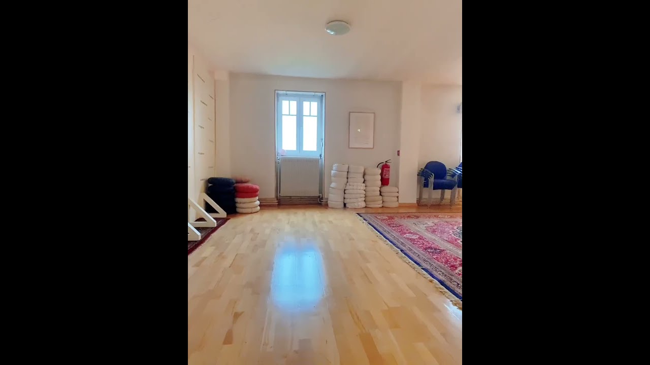 House cleaning: after cleaning and organizing items for a spiritual center.