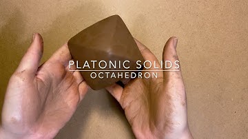 Making an Octahedron from a Clay Sphere   HD 1080p