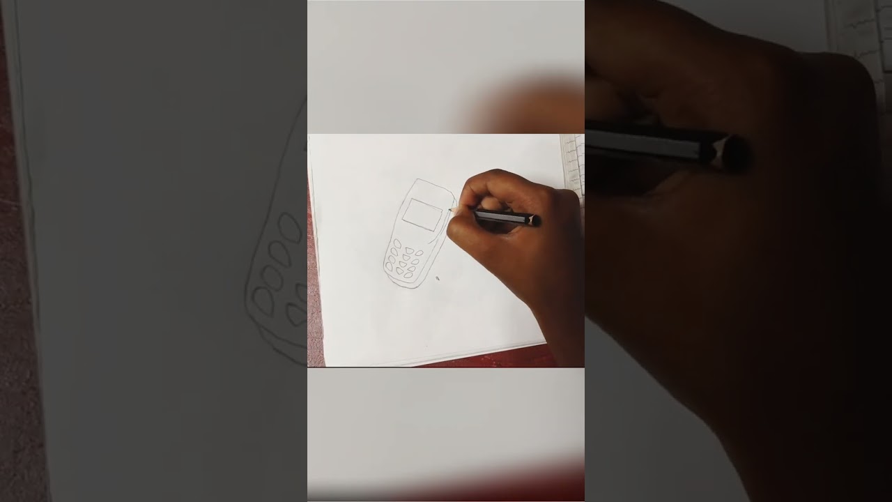 Drawing of Nokia 3310 | Most powerful Nokia phone 