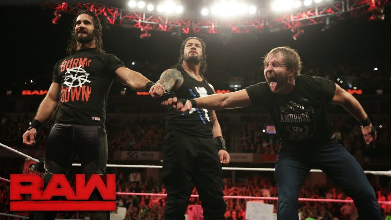 The Shield reunite Raw Oct 9 2017